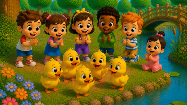 Scene 27 - Five Little Ducklings 🐥