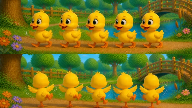Scene 28 - Five Little Ducklings 🐥