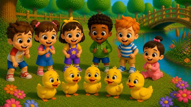 Scene 31 - Five Little Ducklings 🐥