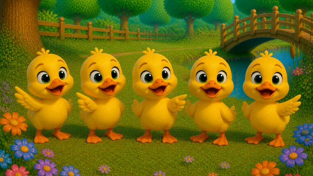 Scene 32 - Five Little Ducklings 🐥