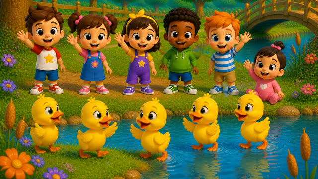 Scene 33 - Five Little Ducklings 🐥