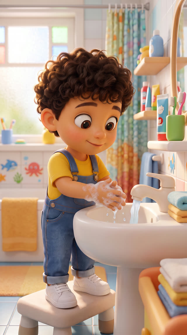 Scene 3 - Nouri’s hands are messy!