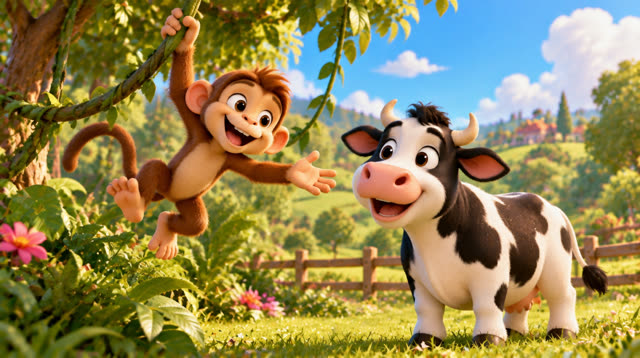 Scene 16 - The Animals, Fruits & Vegetables Song sor kids/children