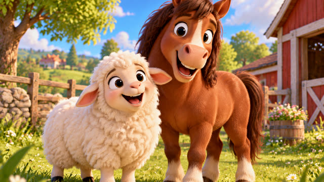 Scene 17 - The Animals, Fruits & Vegetables Song sor kids/children