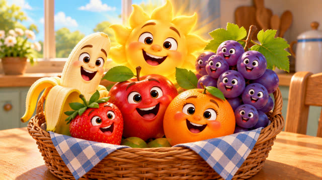 Scene 25 - The Animals, Fruits & Vegetables Song sor kids/children