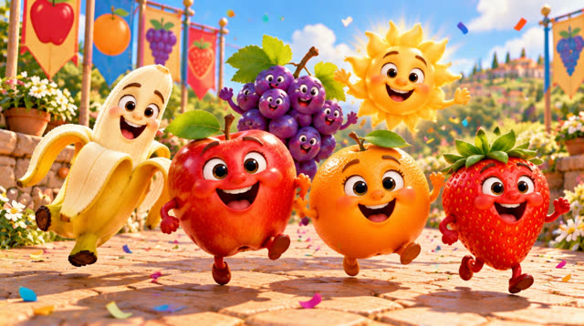 Scene 26 - The Animals, Fruits & Vegetables Song sor kids/children
