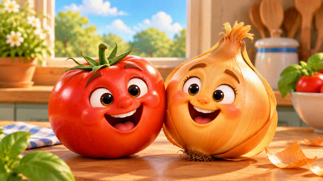 Scene 30 - The Animals, Fruits & Vegetables Song sor kids/children