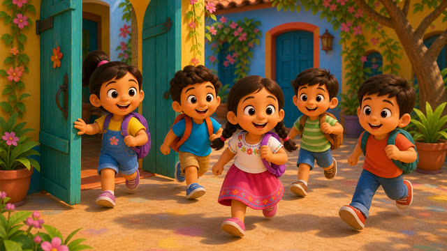 Scene 4 - Arroz con Leche | Canción Infantil en Español