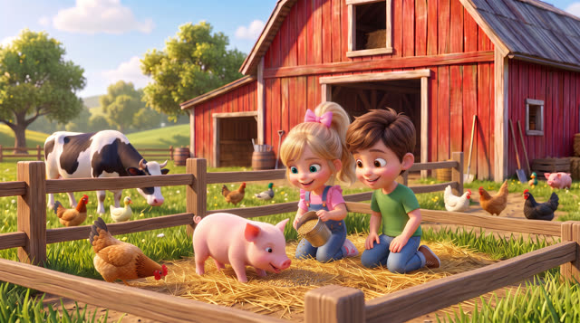 Scene 9 - Old Macdonald hat eine Farm