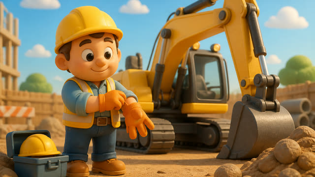 Scene 1 - Milo's Big Excavator Song