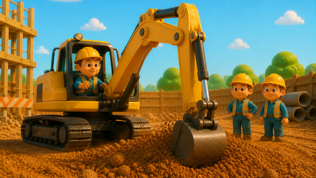 Scene 17 - Milo's Big Excavator Song