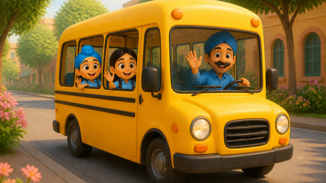 Scene 13 - 🎒 School Chaliye Ji 🚌 | ਸਕੂਲ ਚੱਲੀਏ ਜੀ | Punjabi Kids Rhyme | School Song for Kids