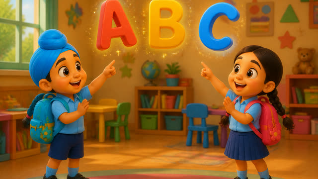 Scene 17 - 🎒 School Chaliye Ji 🚌 | ਸਕੂਲ ਚੱਲੀਏ ਜੀ | Punjabi Kids Rhyme | School Song for Kids