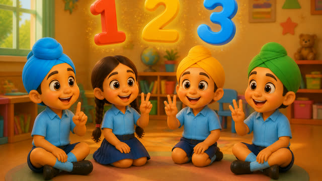 Scene 18 - 🎒 School Chaliye Ji 🚌 | ਸਕੂਲ ਚੱਲੀਏ ਜੀ | Punjabi Kids Rhyme | School Song for Kids