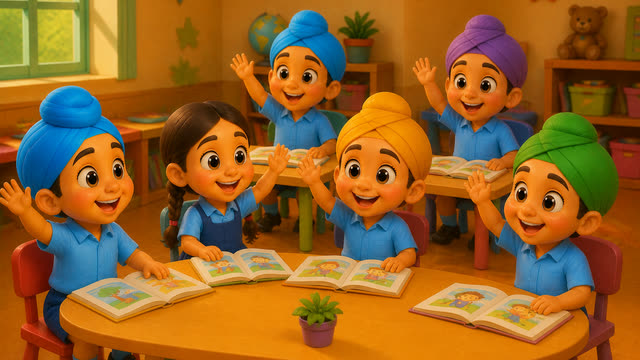 Scene 20 - 🎒 School Chaliye Ji 🚌 | ਸਕੂਲ ਚੱਲੀਏ ਜੀ | Punjabi Kids Rhyme | School Song for Kids