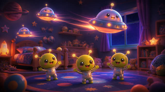 Scene 5 - The Silly Space Dance