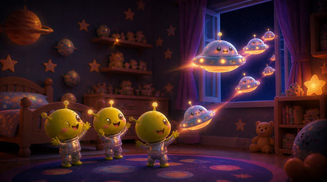 Scene 10 - The Silly Space Dance