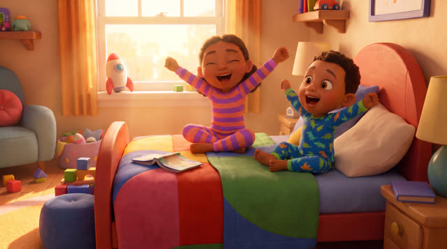 Scene 3 - Good Morning! Time for School!