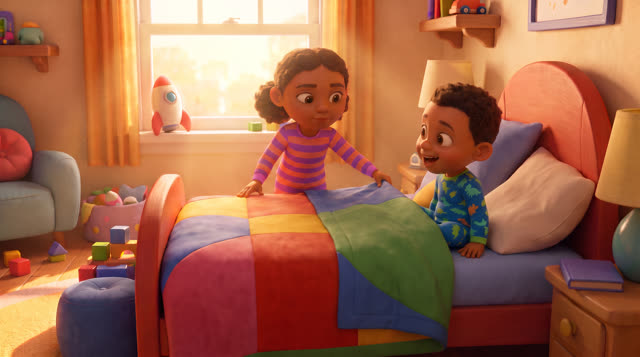 Scene 4 - Good Morning! Time for School!