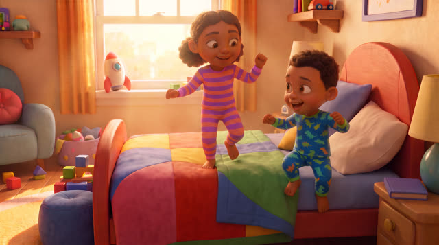 Scene 5 - Good Morning! Time for School!