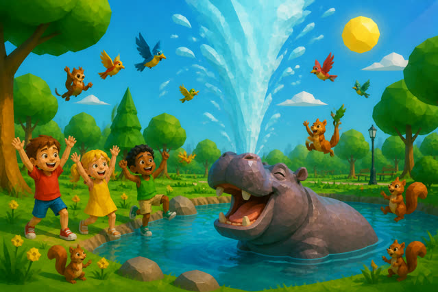 Scene 15 - La Grande Bataille d'Eau