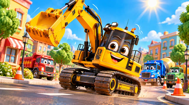 Scene 7 - Excabator the Excavator | Diggy Diggy, Scoop Scoop!