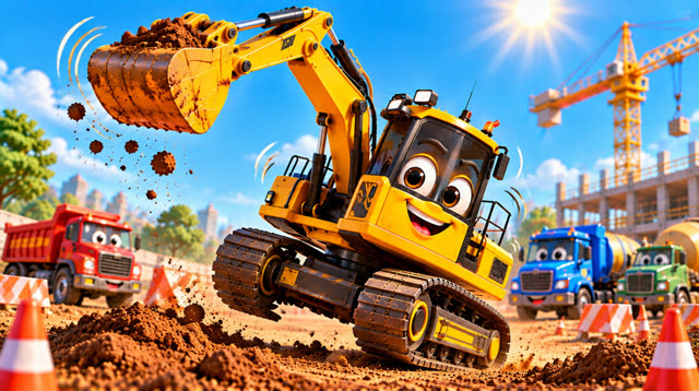 Scene 11 - Excabator the Excavator | Diggy Diggy, Scoop Scoop!