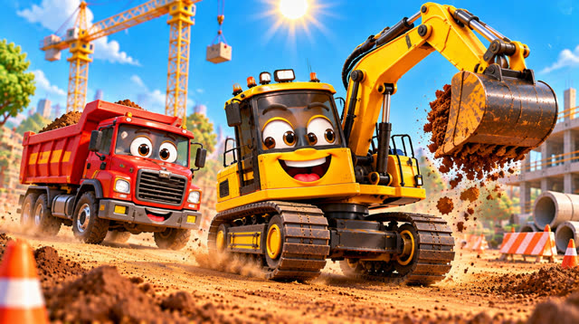 Scene 12 - Excabator the Excavator | Diggy Diggy, Scoop Scoop!