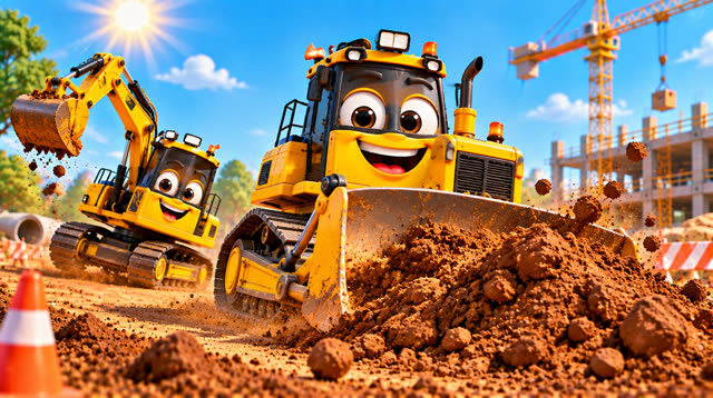 Scene 13 - Excabator the Excavator | Diggy Diggy, Scoop Scoop!