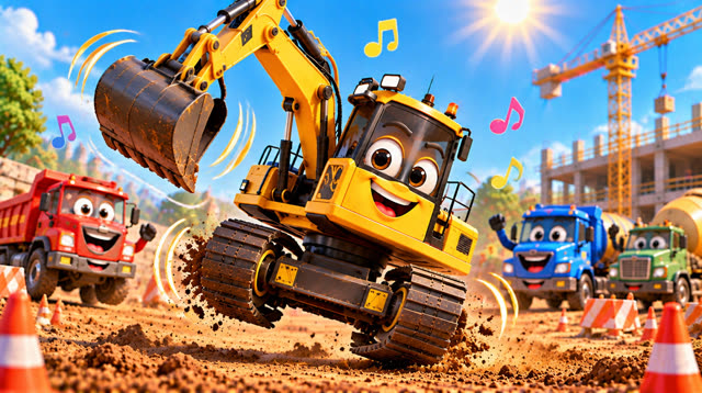 Scene 15 - Excabator the Excavator | Diggy Diggy, Scoop Scoop!