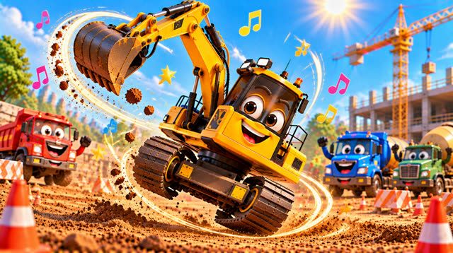 Scene 20 - Excabator the Excavator | Diggy Diggy, Scoop Scoop!