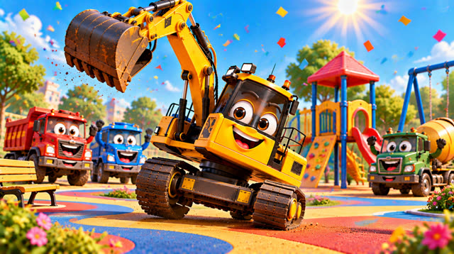 Scene 22 - Excabator the Excavator | Diggy Diggy, Scoop Scoop!