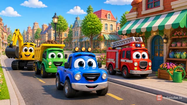 Scene 2 - Five Little Trucks of Torque Town