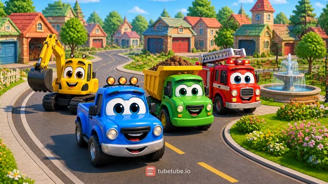 Scene 3 - Five Little Trucks of Torque Town