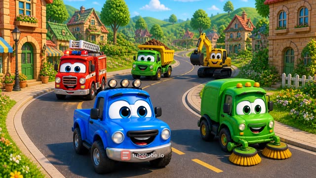 Scene 9 - Five Little Trucks of Torque Town
