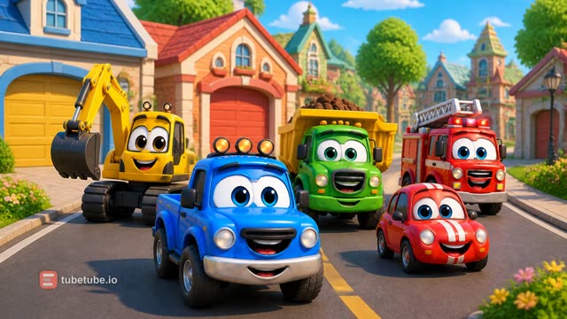 Scene 10 - Five Little Trucks of Torque Town