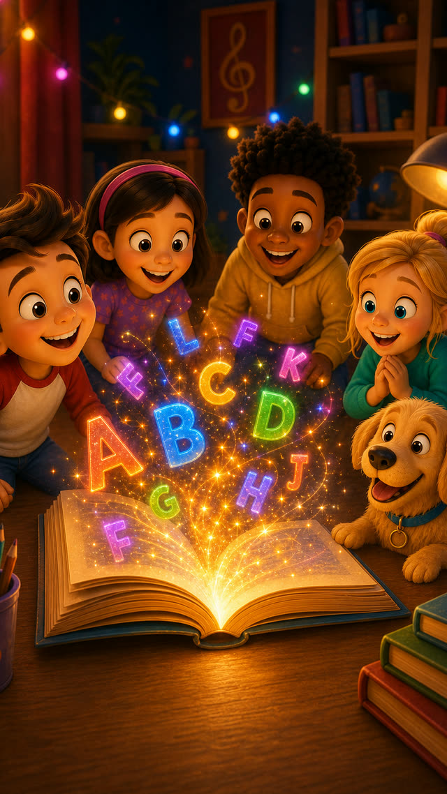 Scene 12 - Little Kiddy ABC song