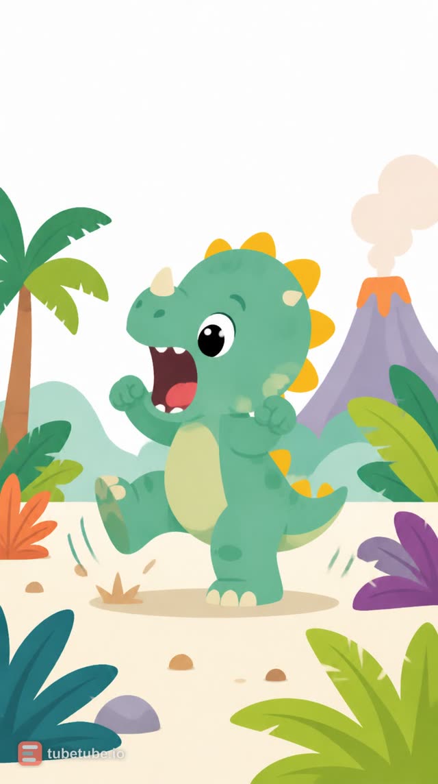 Scene 2 - Baby Dino Stomp Stomp