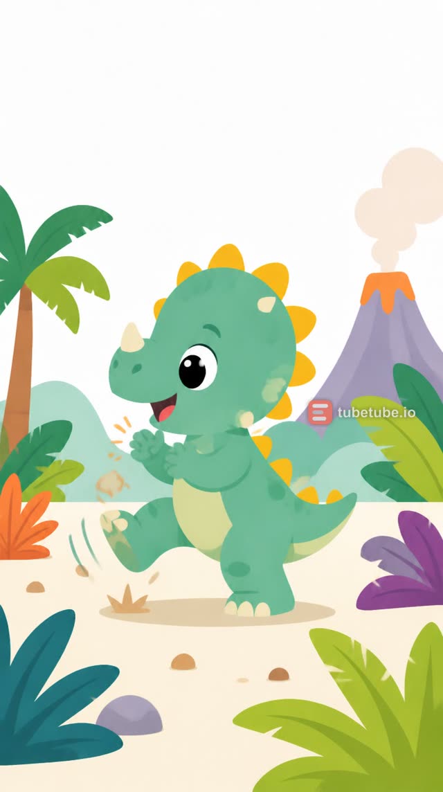 Scene 3 - Baby Dino Stomp Stomp