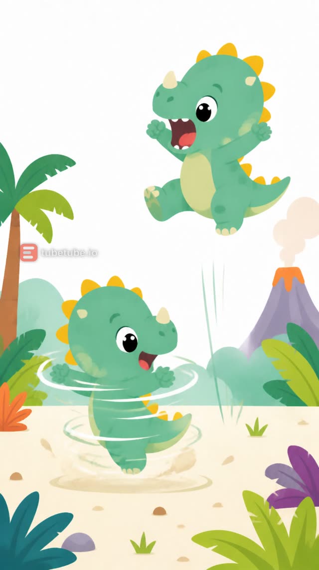 Scene 5 - Baby Dino Stomp Stomp