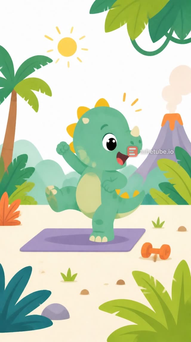 Scene 6 - Baby Dino Stomp Stomp