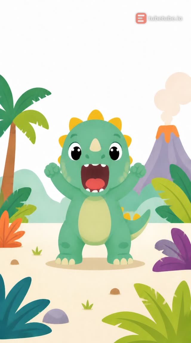 Scene 8 - Baby Dino Stomp Stomp