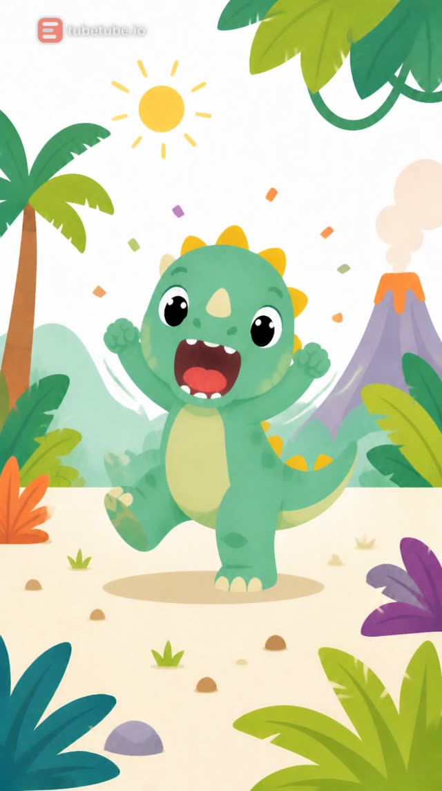 Scene 9 - Baby Dino Stomp Stomp