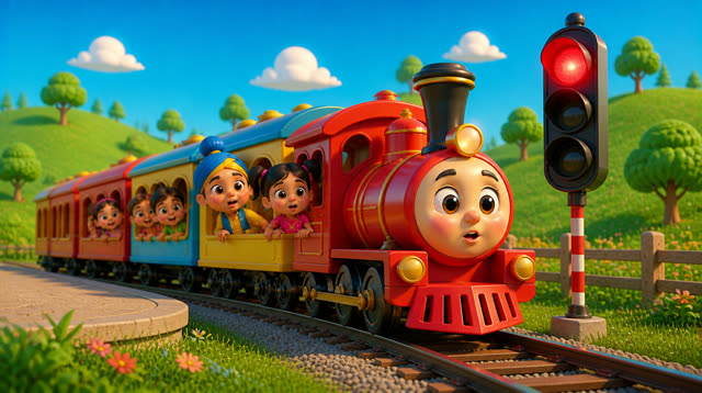 Scene 5 - Chuk chuk rail gaddi