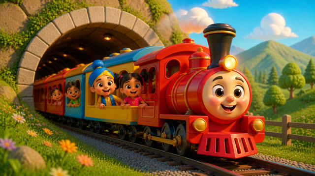 Scene 7 - Chuk chuk rail gaddi