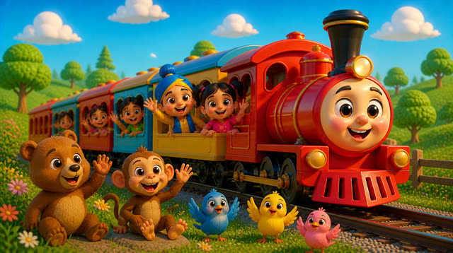 Scene 9 - Chuk chuk rail gaddi