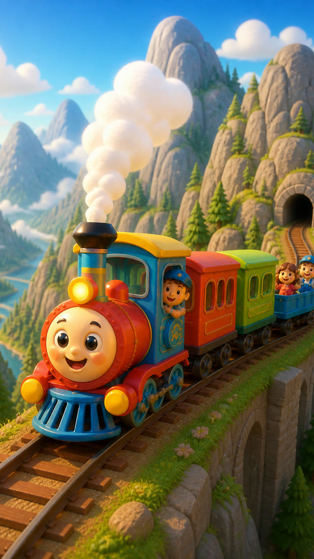 Scene 8 - Choo Choo! Here Comes the Train!