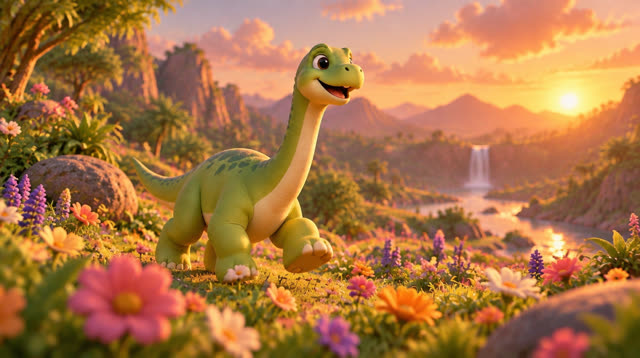 Scene 2 - Baby Dino and the Lost Little Star ⭐