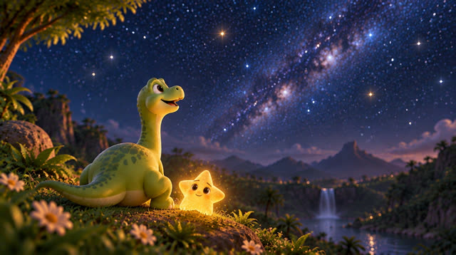Scene 8 - Baby Dino and the Lost Little Star ⭐