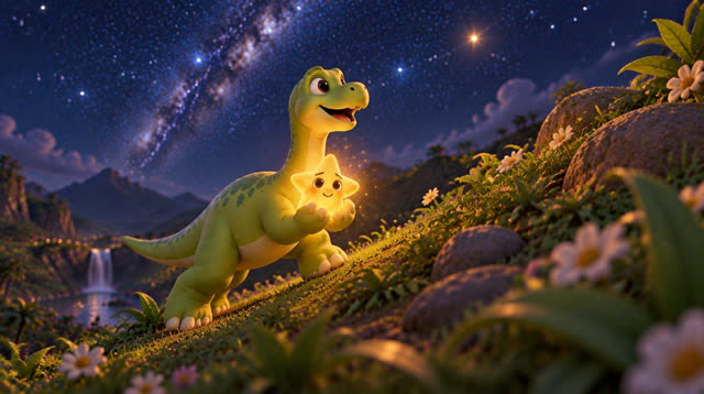 Scene 10 - Baby Dino and the Lost Little Star ⭐